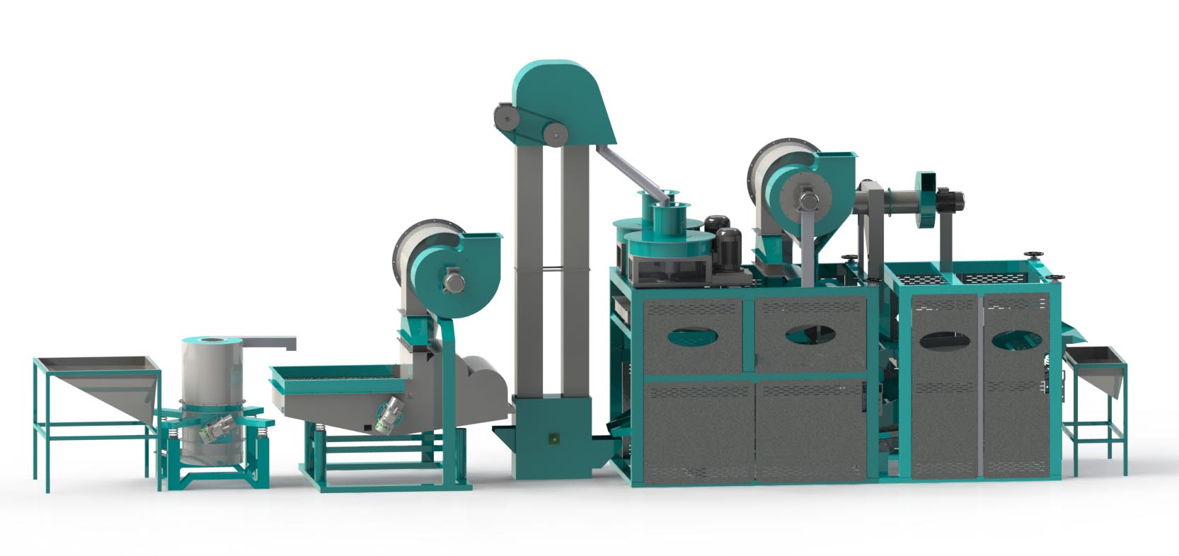 oat dehulling machine